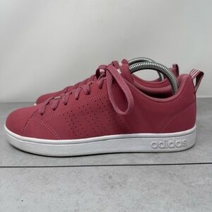 Adidas Originals VS Advantage Women's Rose Sneakers Leather Size 8